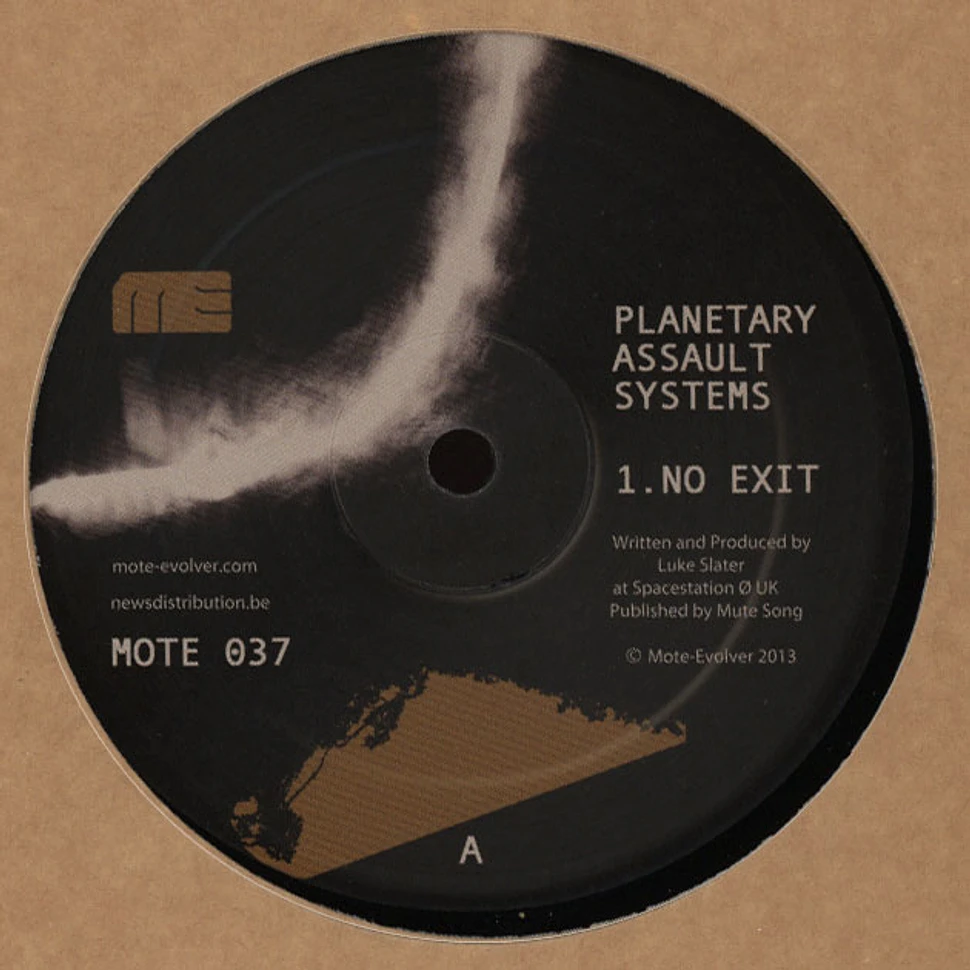 Planetary Assault Systems - No Exit EP