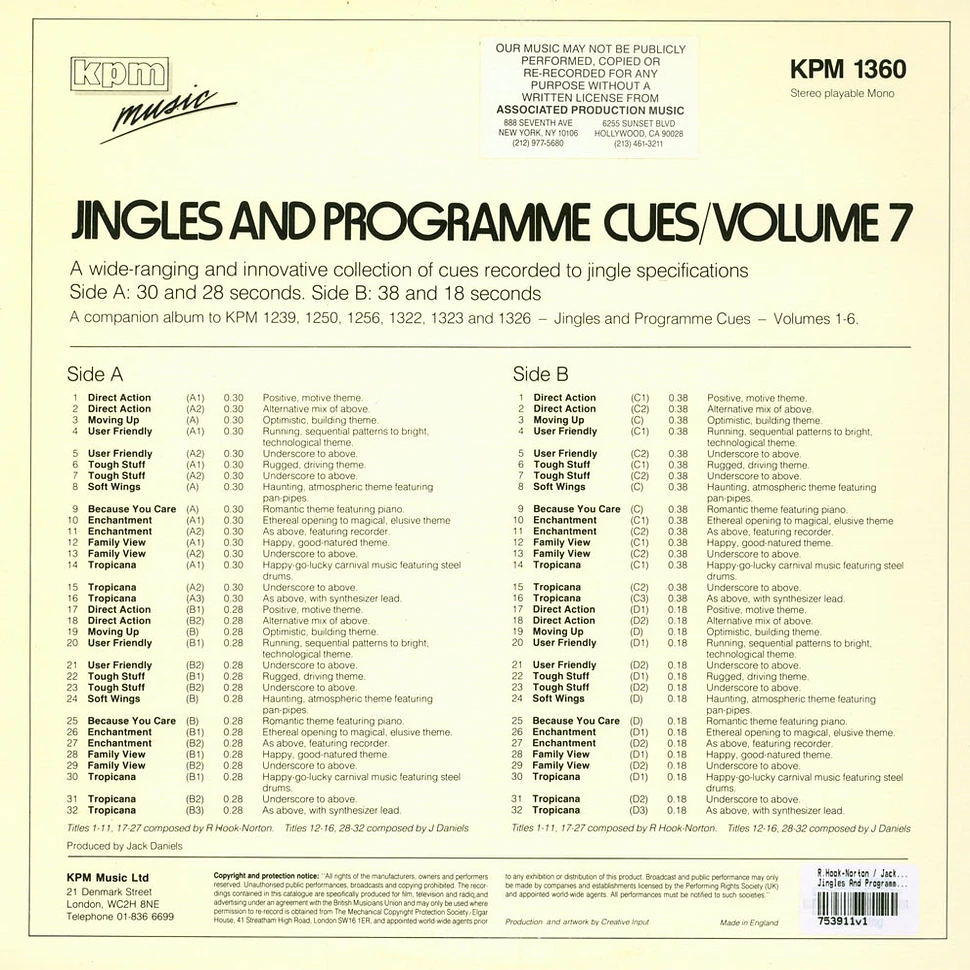 R.Hook-Norton / Jack Daniels - Jingles And Programme Cues Volume 7