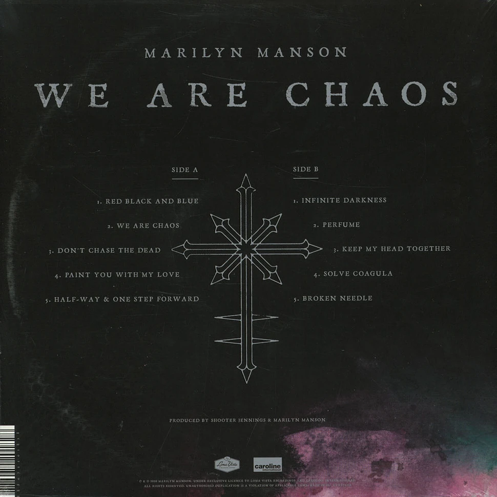 Marilyn Manson - We Are Chaos Translucent White Vinyl Edition W/ Painting By Marilyn Manson