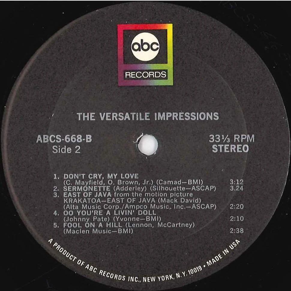 The Impressions - The Versatile Impressions