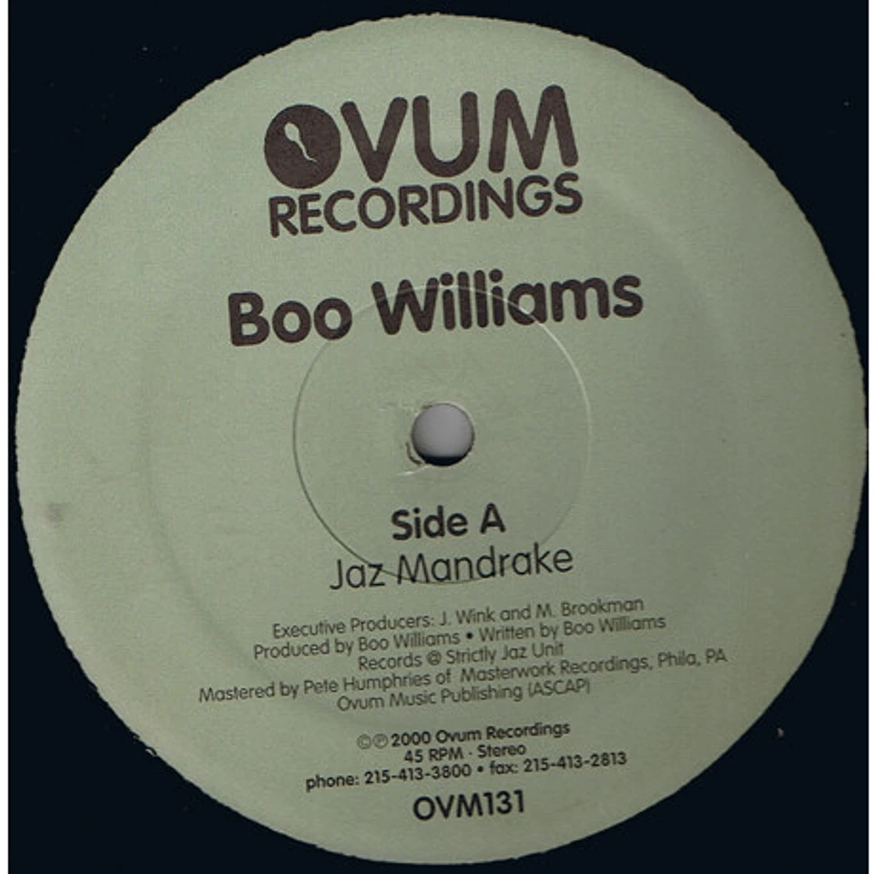 Boo Williams - Jaz Mandrake / Windmill