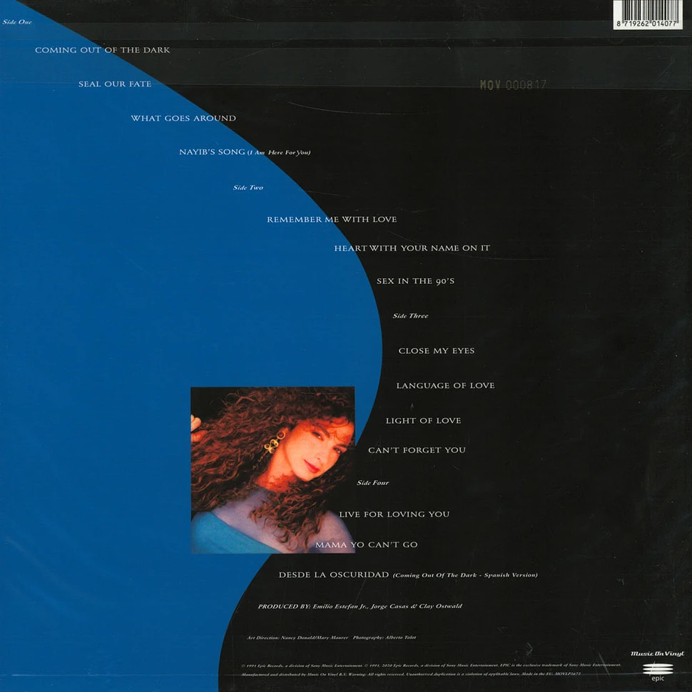 Gloria Estefan - Into The Light Blue Marbled Vinyl Edition