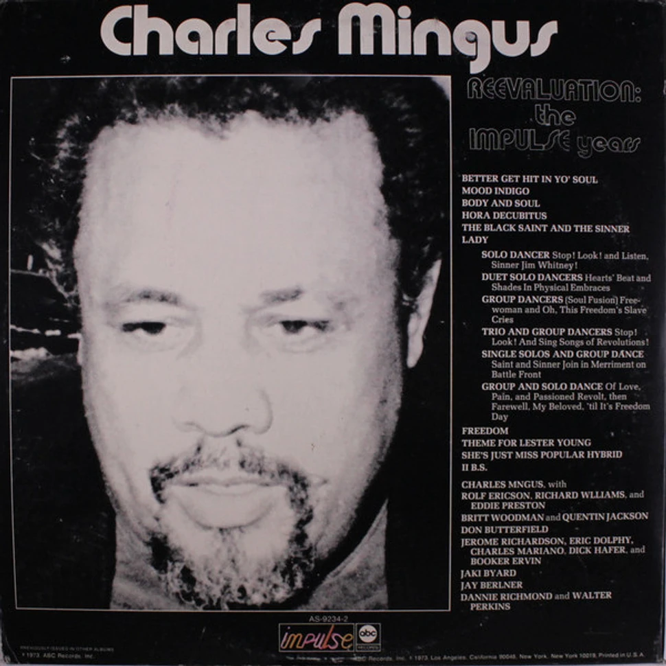 Charles Mingus - Reevaluation: The Impulse Years