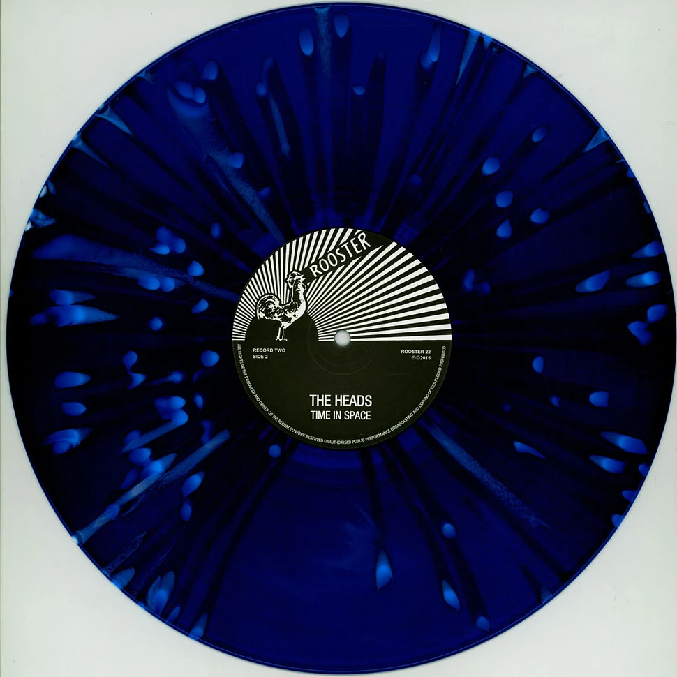 The Heads - Time In Space Blue With White Splatter Vinyl Edition