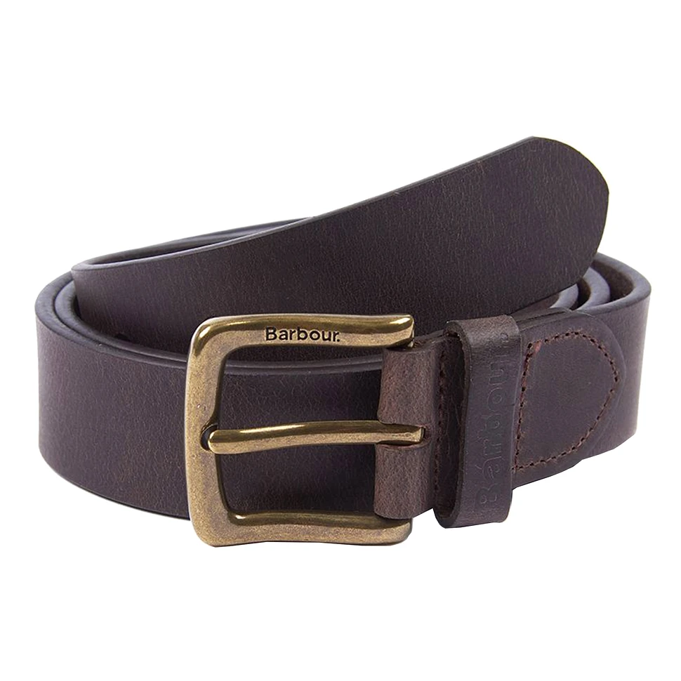 Barbour - Oak Leather Belt Gift Box