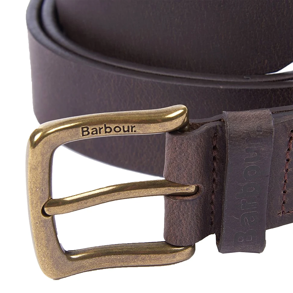 Barbour - Oak Leather Belt Gift Box