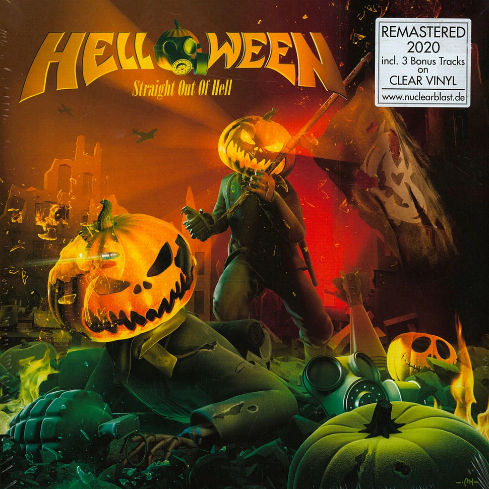 Helloween - Straight Out Of Hell Remastered 2020 Clear Vinyl Edition