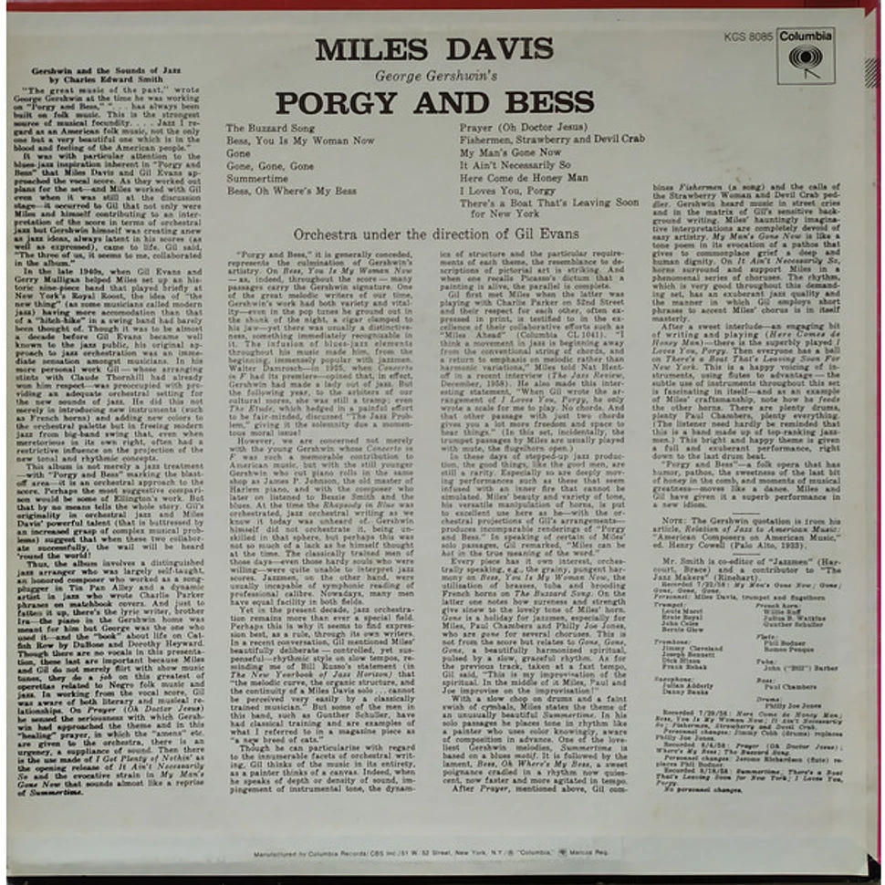 Miles Davis - Porgy And Bess