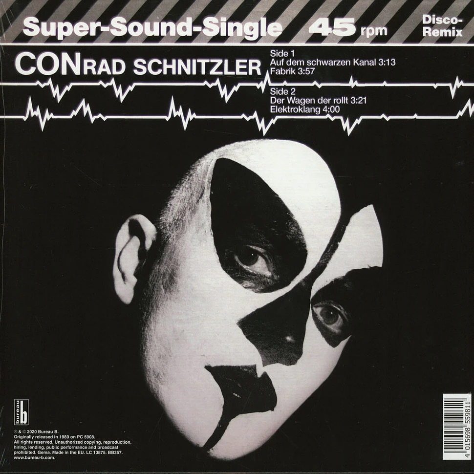 Conrad Schnitzler - Auf Dem Schwarzen Kanal Black Vinyl Edition