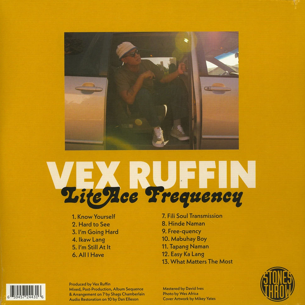 Vex Ruffin - Liteace Frequency - Vinyl LP - 2020 - US - Original | HHV