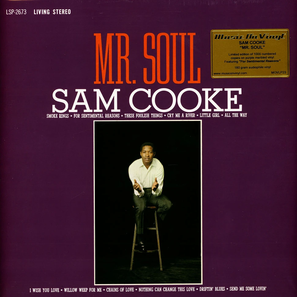 Sam Cooke - Mr. Soul Limited Numbered Purple Vinyl Edition