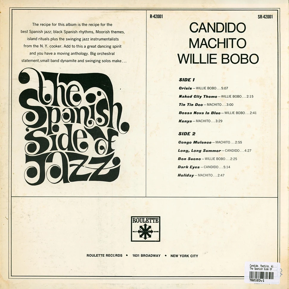 Candido, Machito, Willie Bobo - The Spanish Side Of Jazz