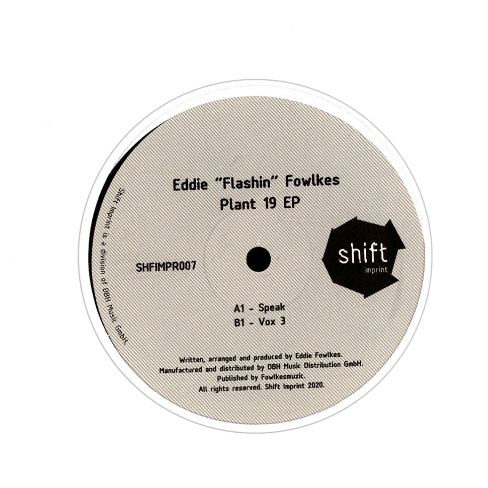 Eddie Fowlkes - Plant 19 EP