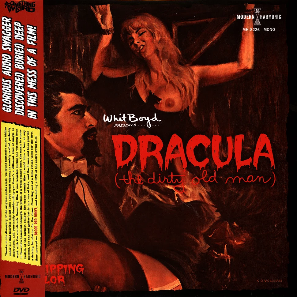 The Whit Boyd Combo - OST Dracula (The Dirty Old Man) Original Motion Picture Soundtrack Red Vinyl Edition