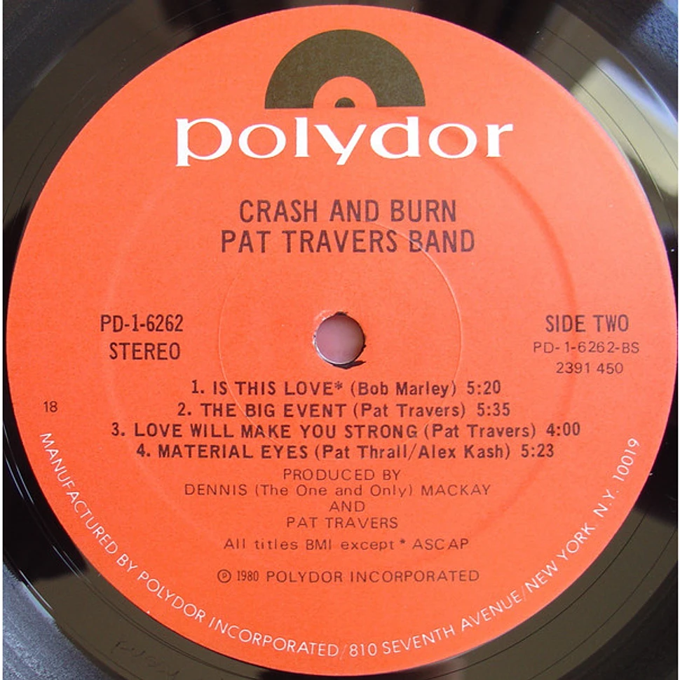 Pat Travers Band - Crash And Burn