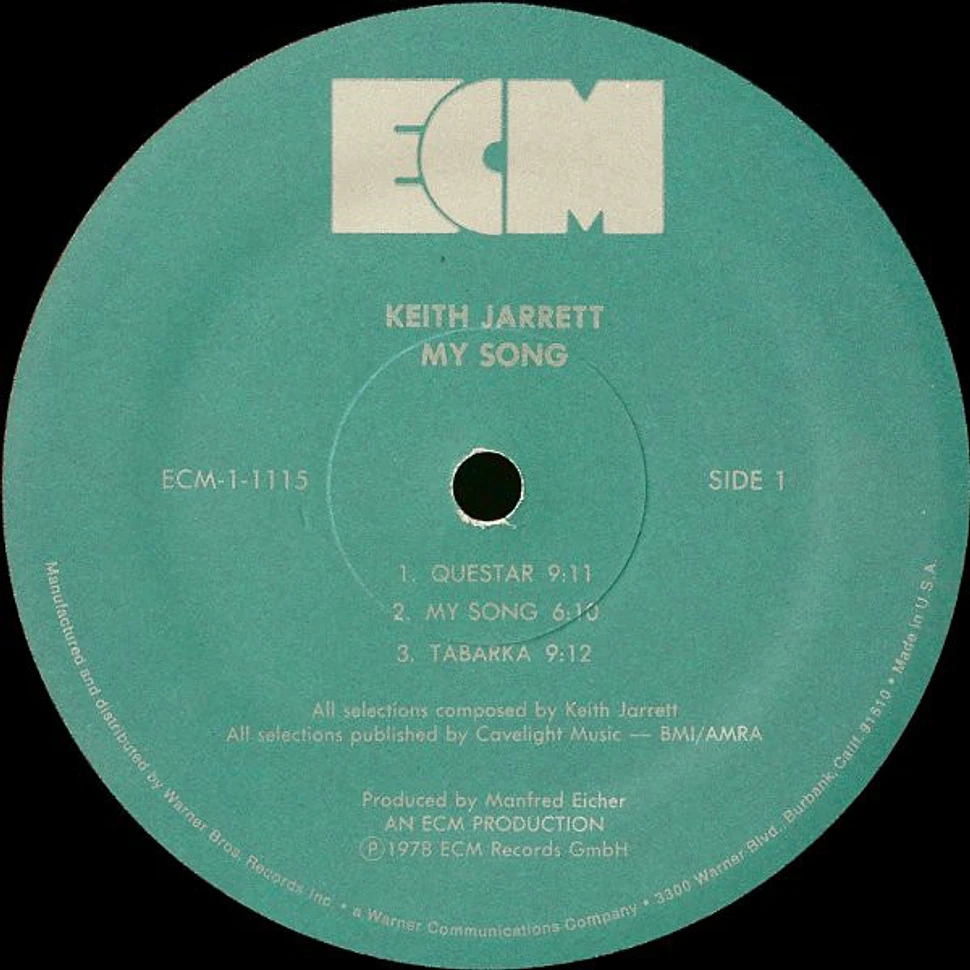 Keith Jarrett / Jan Garbarek / Palle Danielsson / Jon Christensen - My Song