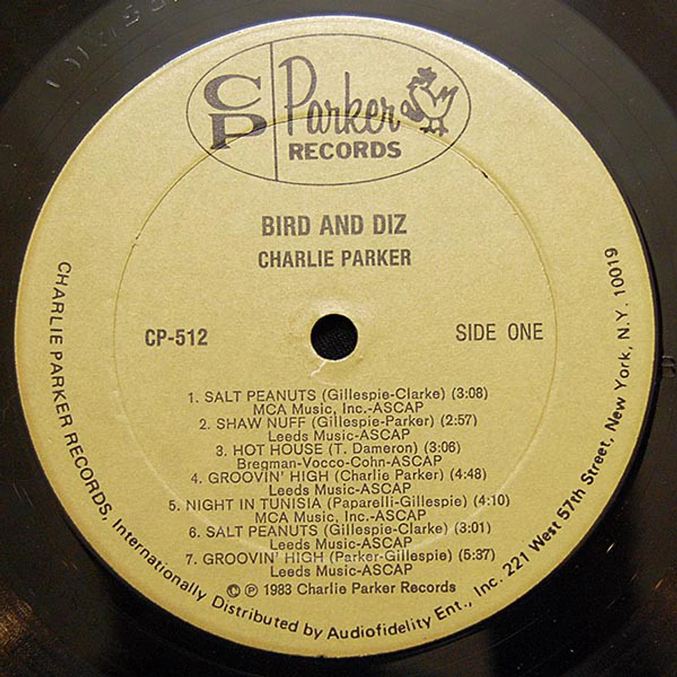 Charlie Parker And Dizzy Gillespie - Bird & Diz