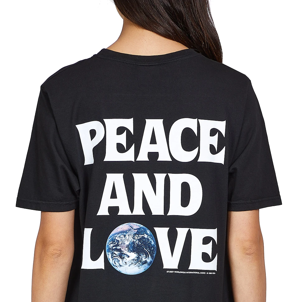 Stüssy - Peace & Love Pigment Dyed Tee