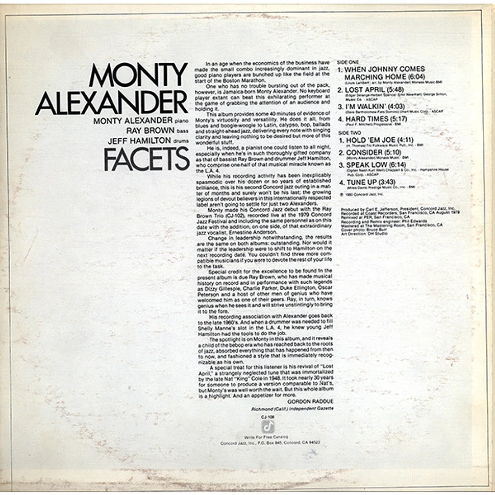 Monty Alexander - Facets