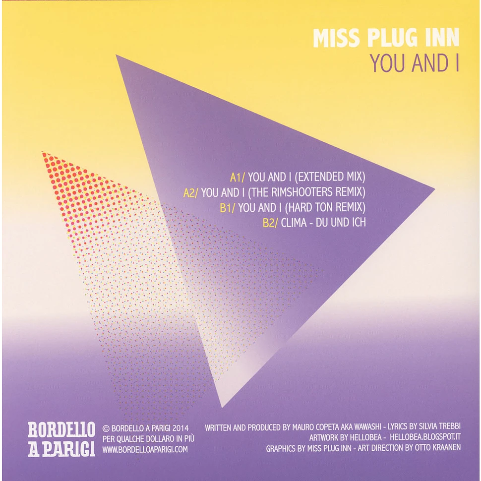 Miss Plug Inn / Clima - You And I