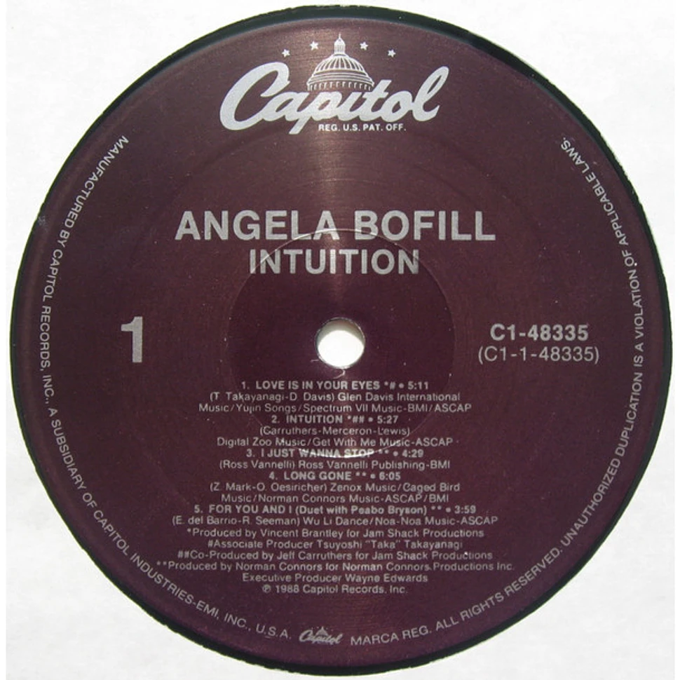 Angela Bofill - Intuition