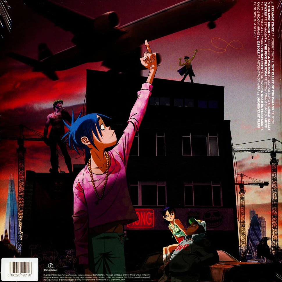 Gorillaz - Song Machine Season One : Strange Timez HHV Exclusive Yellow Vinyl Edition