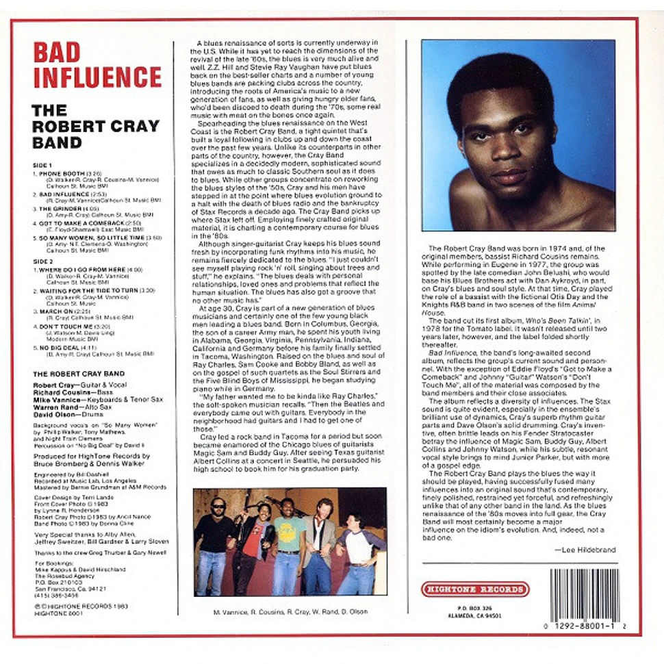 The Robert Cray Band - Bad Influence