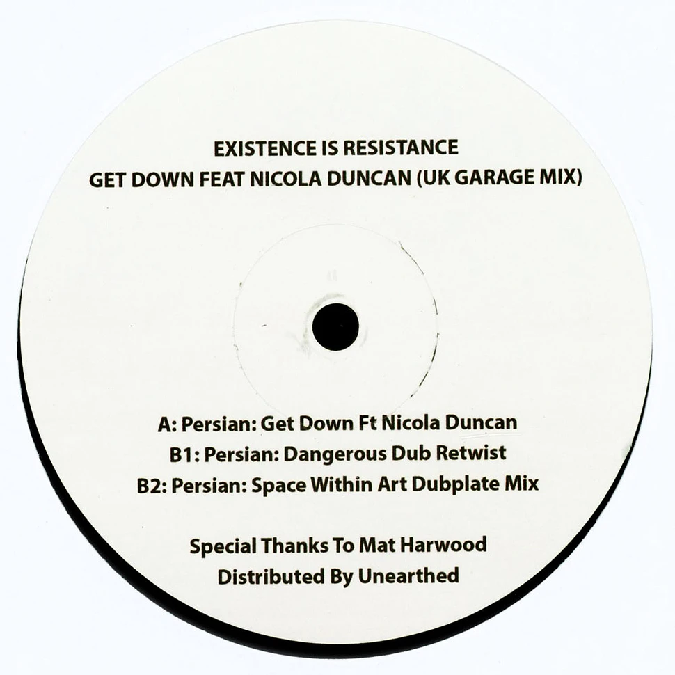 Persian - Get Down (UKG Mix) / Dangerous Dub Retwist