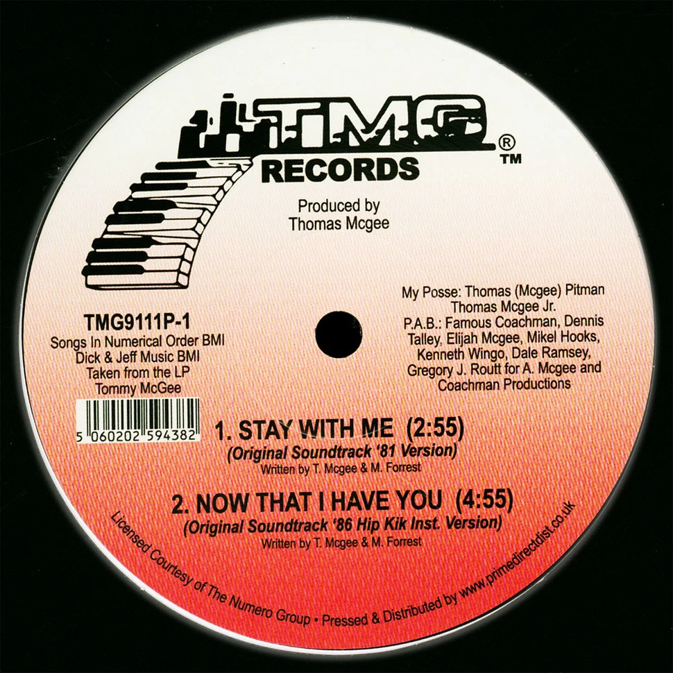 Tommy McGee - Now That I Have You / Stay With Me Record Store Day 2020 Edition