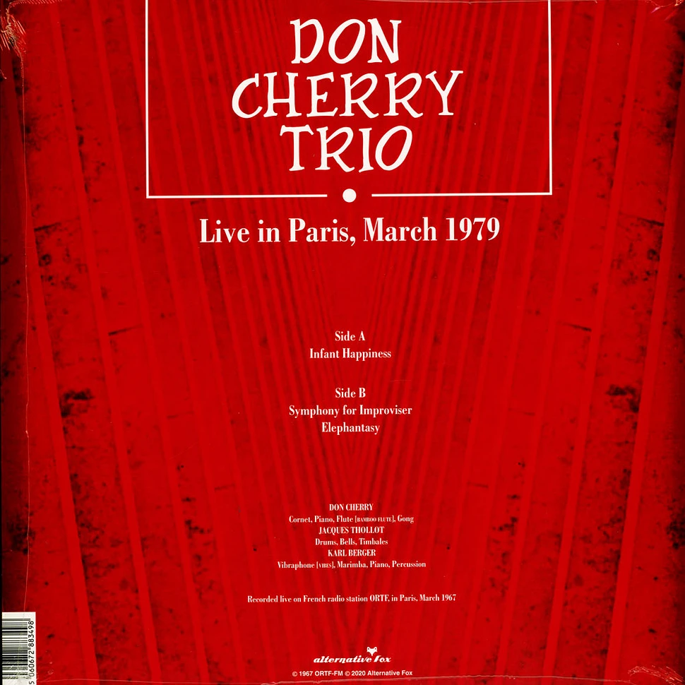Don Cherry Trio - Live In Paris, March 1979