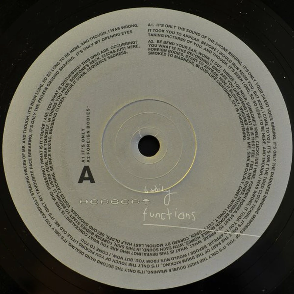 洋楽 Herbert / Bodily Functions (LP) Amazon.com: Bodily Functions: CDs & Vinyl
