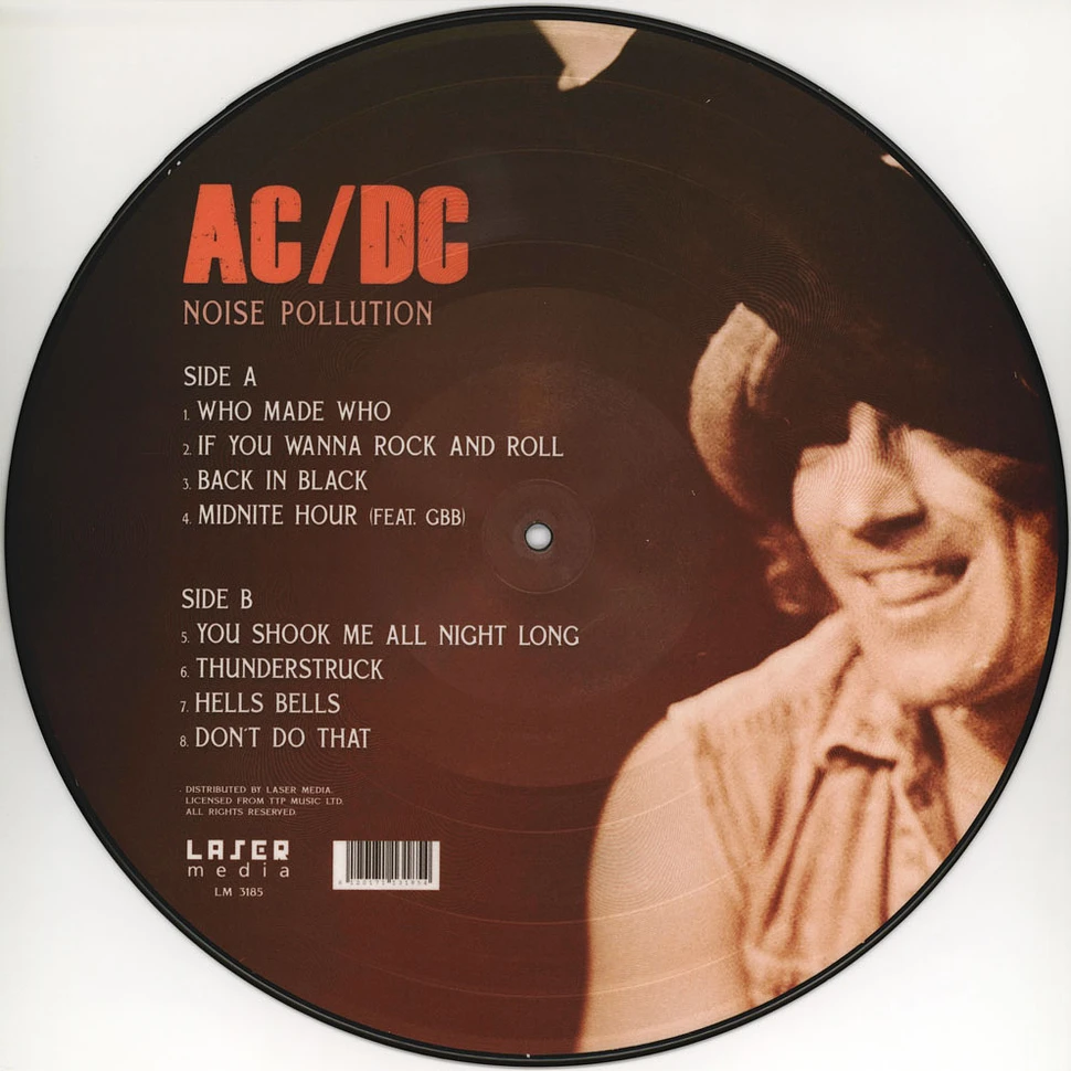 AC/DC - Noise Pollution Picture Disc Edition