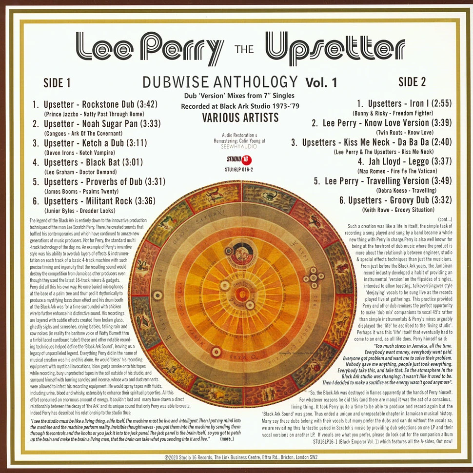 Lee Perry The Upsetter - Dubwise Anthology Vol.1