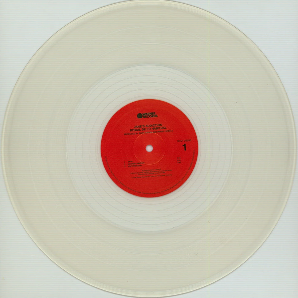Jane's Addiction - Ritual De Lo Habitual Milky Clear & White Vinyl Edition