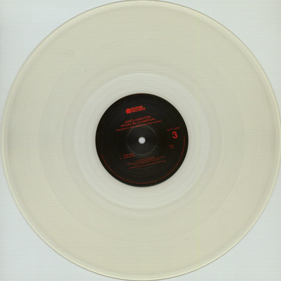 Jane's Addiction - Ritual De Lo Habitual Milky Clear & White Vinyl Edition
