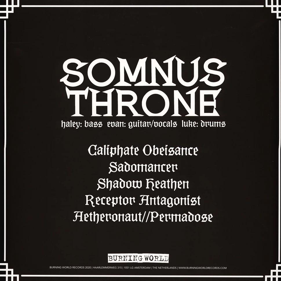 Somnus Throne - Somnus Throne