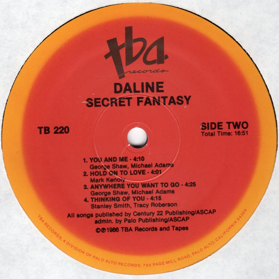 Daline Jones - Secret Fantasy
