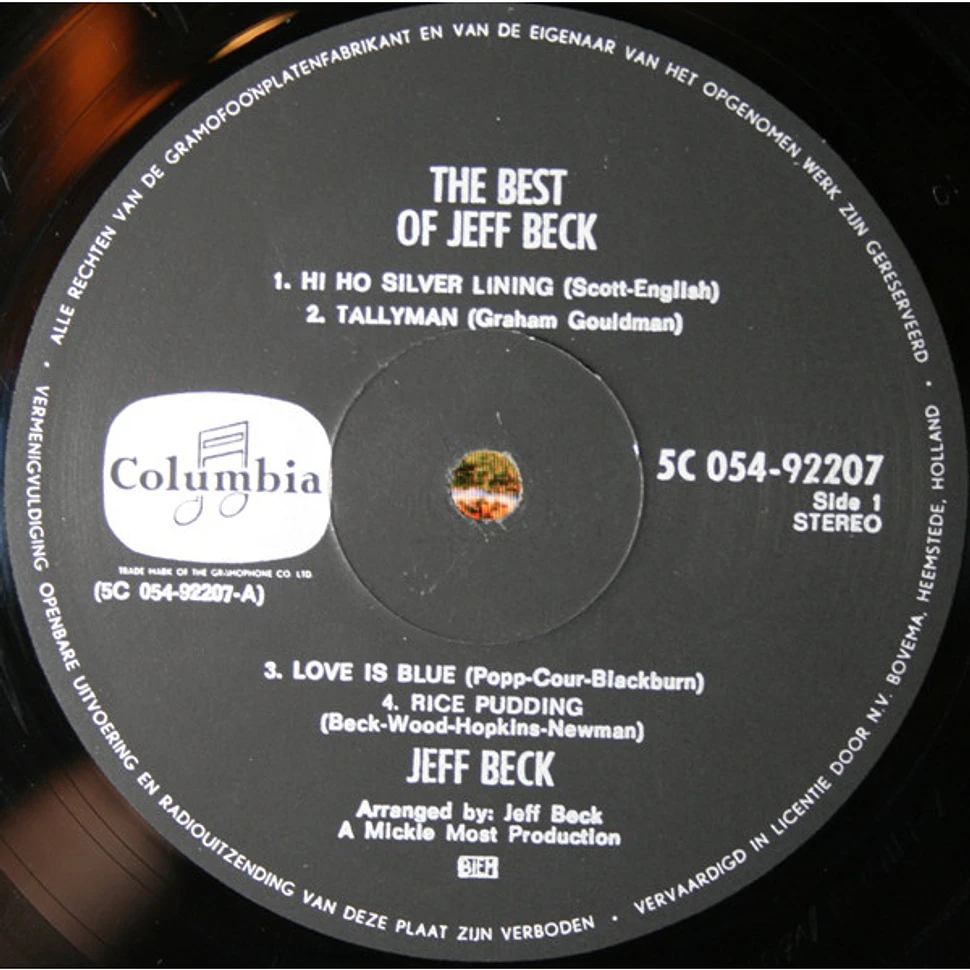 Jeff Beck - The Best Of Jeff Beck