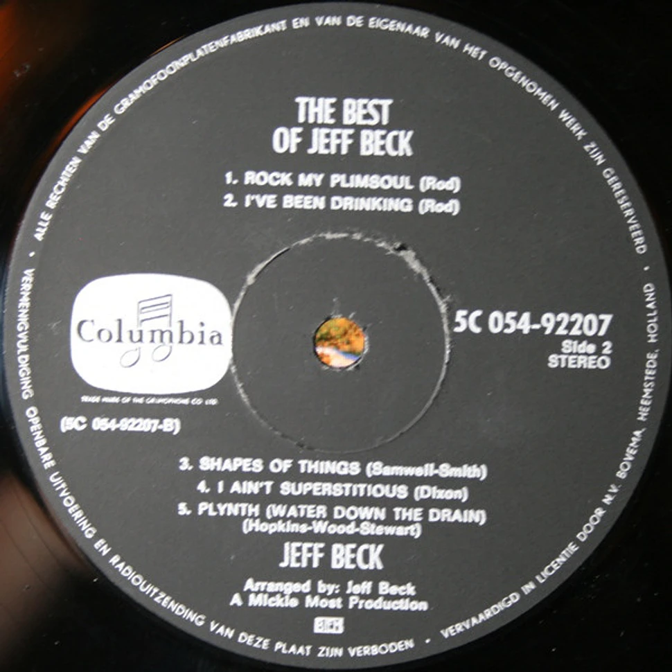 Jeff Beck - The Best Of Jeff Beck