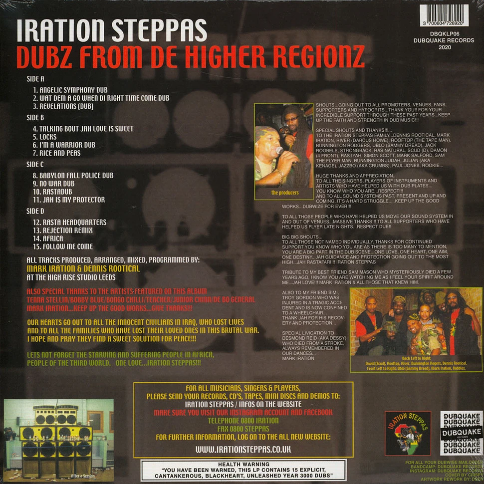 Iration Steppas - Dubz From De Higher Regionz