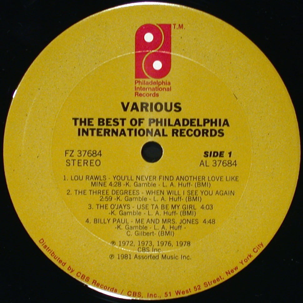 V.A. - The Best Of Philadelphia International Records