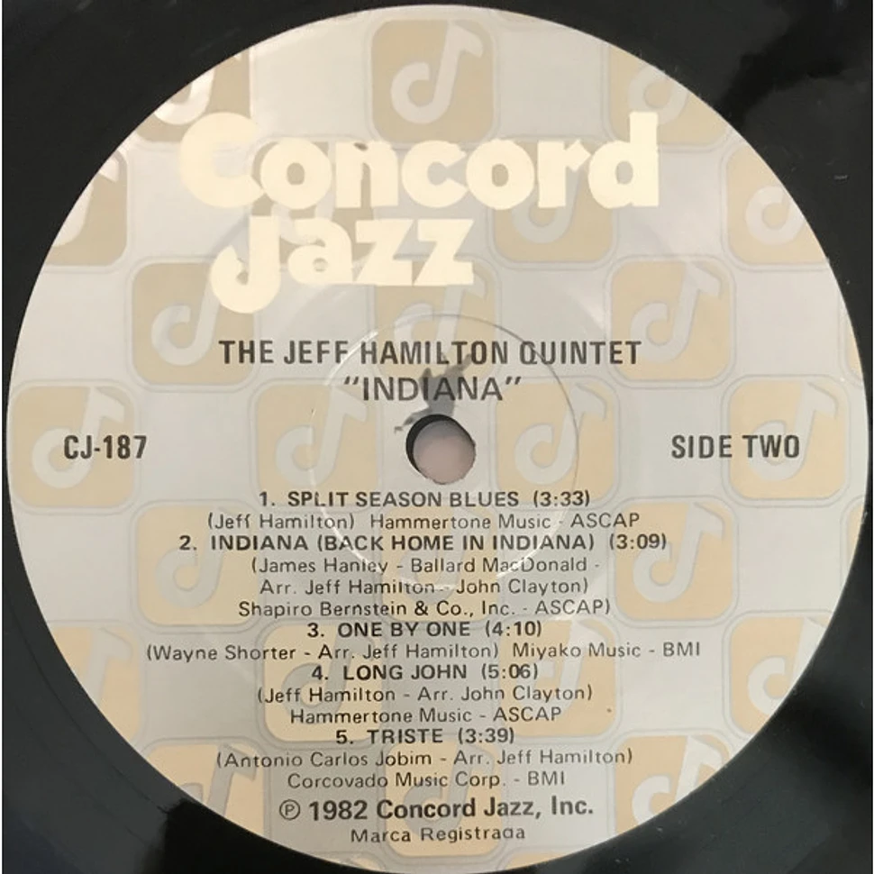 The Jeff Hamilton Quintet - Indiana