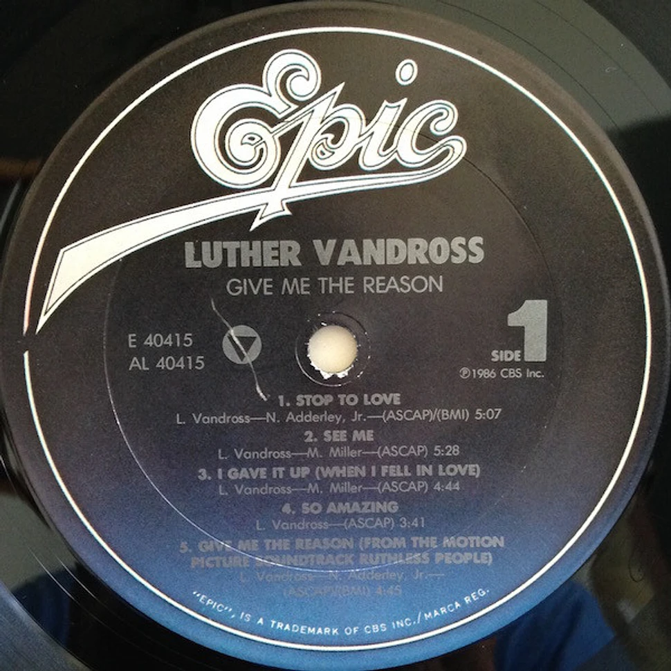 Luther Vandross - Give Me The Reason
