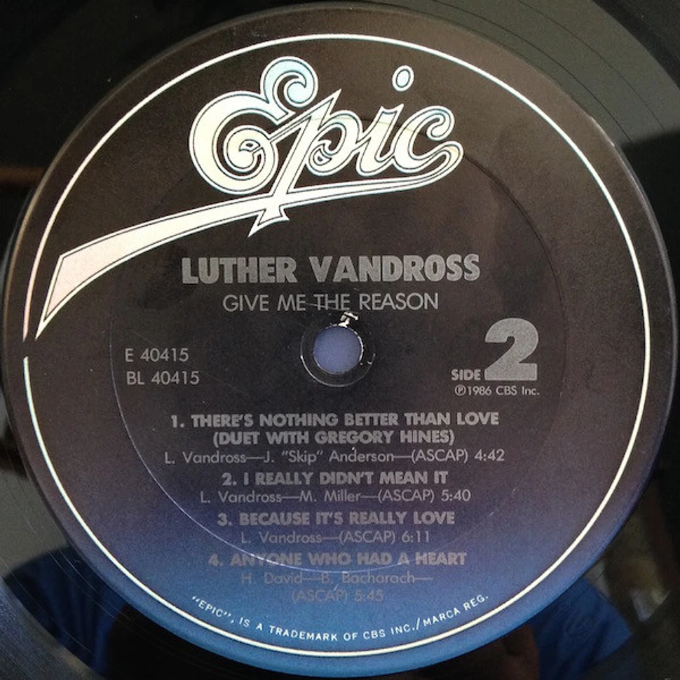 Luther Vandross - Give Me The Reason