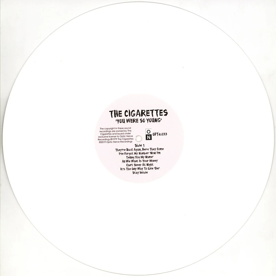 The Cigarettes - You Were So Young White Vinyl Edition