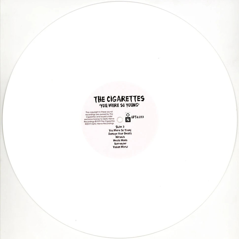 The Cigarettes - You Were So Young White Vinyl Edition