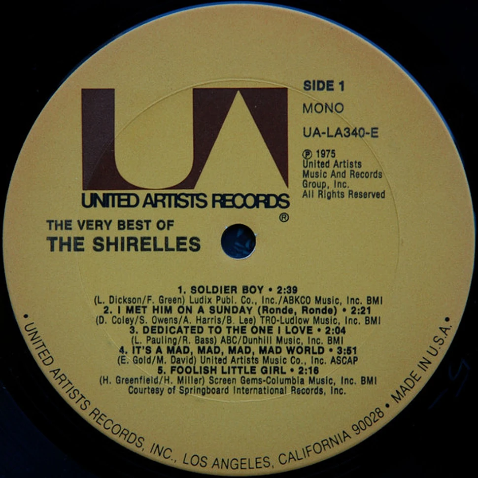 The Shirelles - The Very Best Of The Shirelles