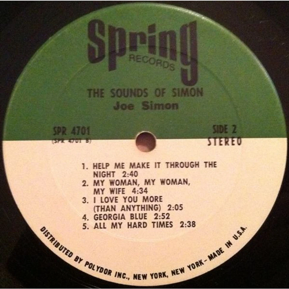 Joe Simon - The Sounds Of Simon