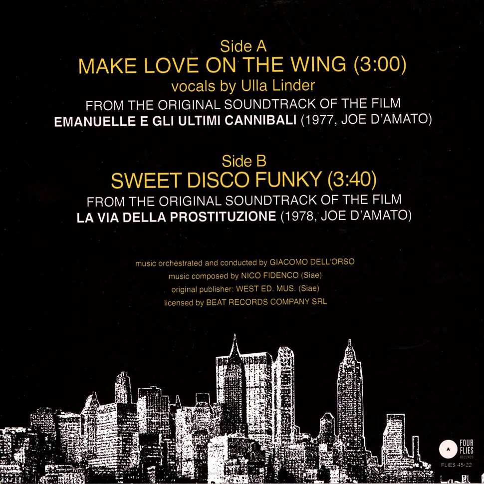 Nico Fidenco - Make Love On The Wing / Sweet Disco Funky