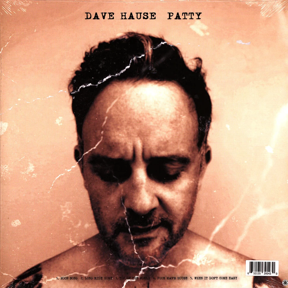 Dave Hause - Patty / Paddy Coke Bottle Clear Vinyl Edition